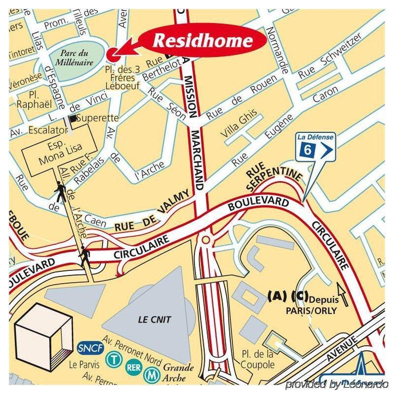 Residhome Courbevoie La Defense Eksteriør billede